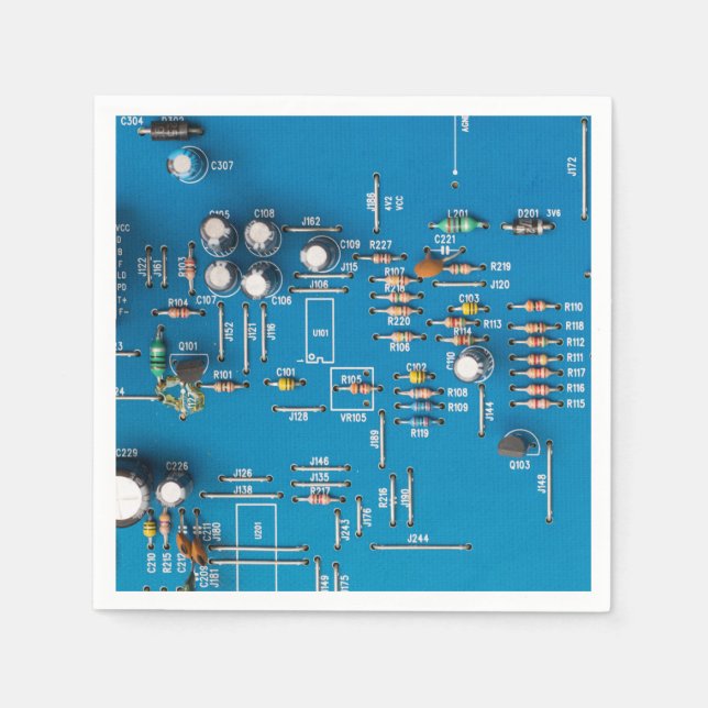 Serviette En Papier Carte de circuit électronique (Devant)