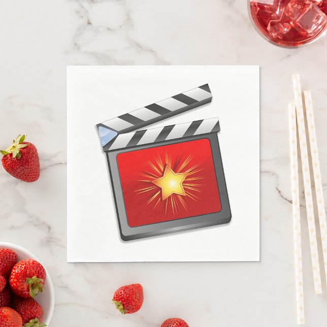 Serviette En Papier Carte Star Clapper (Créateur téléchargé)