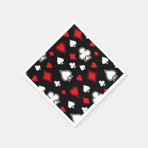 Serviette En Papier Cartes de jeu de poker