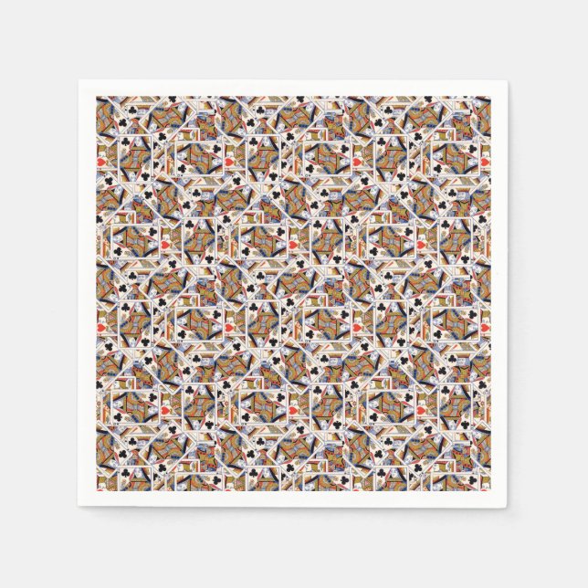 Serviette En Papier Cartes de lecture Papier Napkin (Devant)