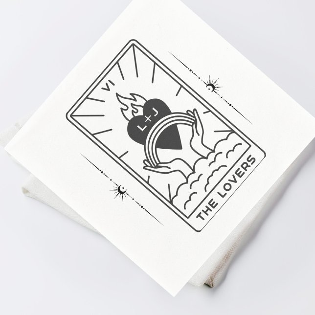 Serviette En Papier Cartes Tarot | Enterrement de Vie de Jeune Fille | (Créateur téléchargé)