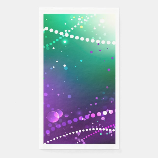Serviette En Papier Carthagène Solive Purple (Devant)
