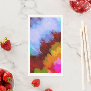 Serviette En Papier Cascade aquarelle, nature 2