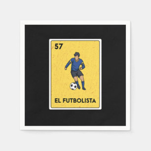 Serviette En Papier Casino mexicain Lottery Bingo Gamer Card