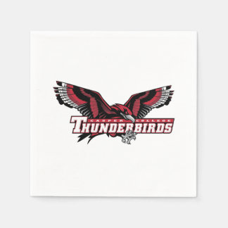 Serviette En Papier Casper College Thunderbirds