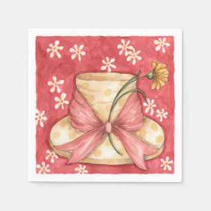 Serviette En Papier Casquette de marguerite - serviettes de papier