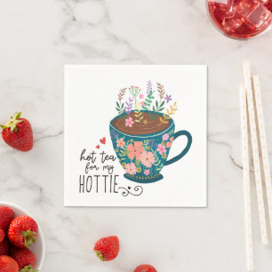 Serviette En Papier Casse Florale de thé Vintage