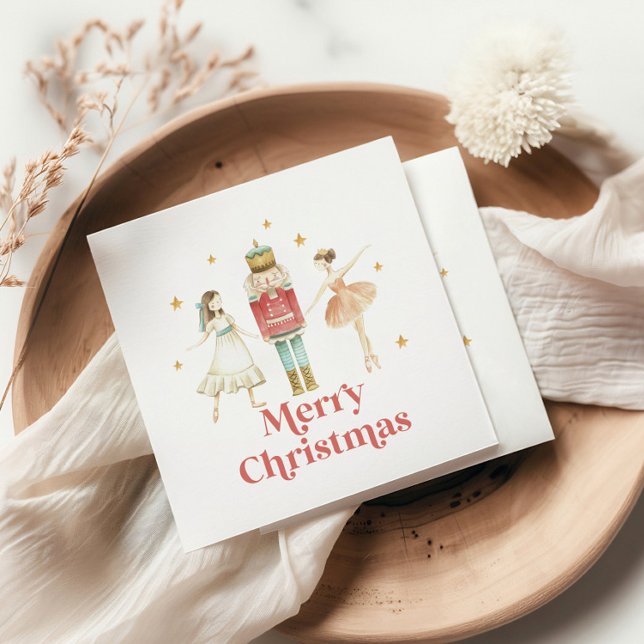 Serviette En Papier Casse-noires Ballet d'hiver Naples de Noël (Créateur téléchargé)