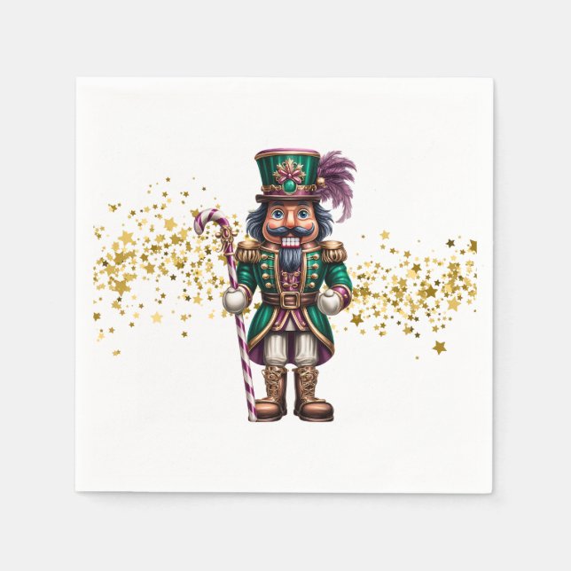 Serviette En Papier Casse-noisette de Noël  (Devant)