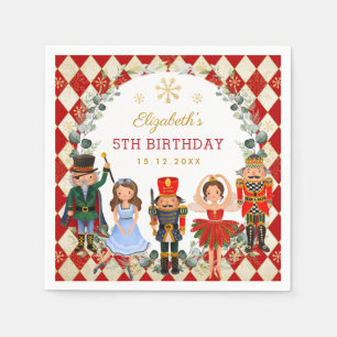 Serviette En Papier Casse-noisette magique Noël Fête bébé Annivers