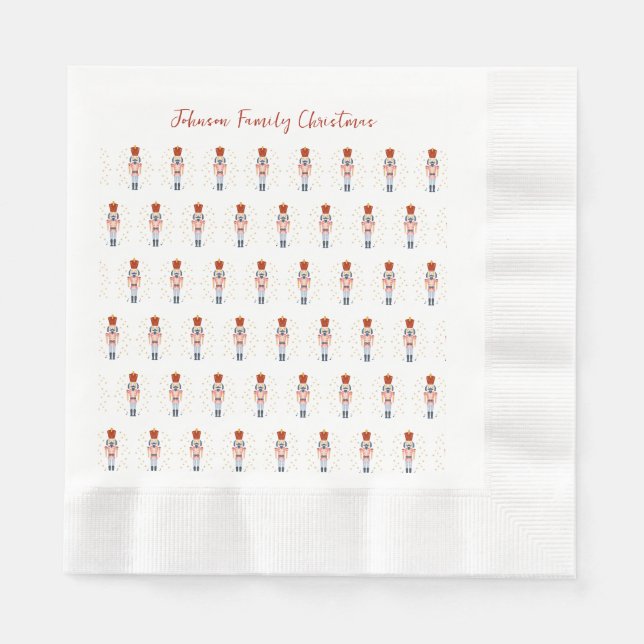 Serviette En Papier Casse-Noisette Personnalisée Fête du Soldat (Devant)