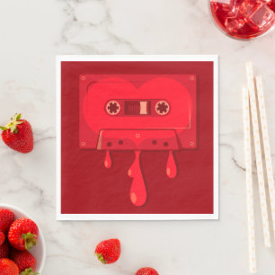 Serviette En Papier Cassette audio saignante