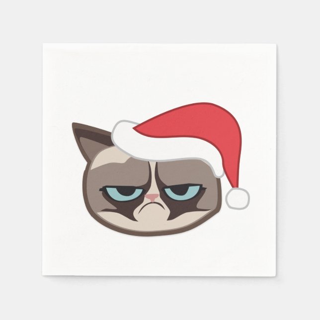 Serviette En Papier Cat grumeux Napkins (Devant)