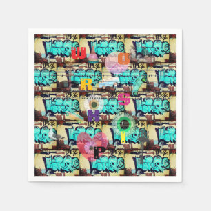 Serviette En Papier Cathédrale urbaine