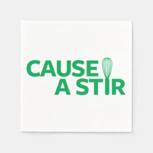 Serviette En Papier Causez un Stir