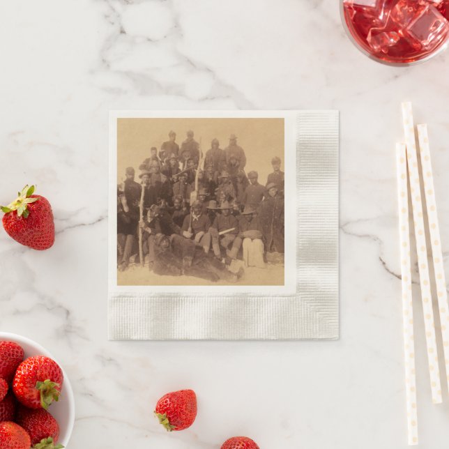 Serviette En Papier Cavalerie de combat afro-américaine : Guerriers bu (En situation)