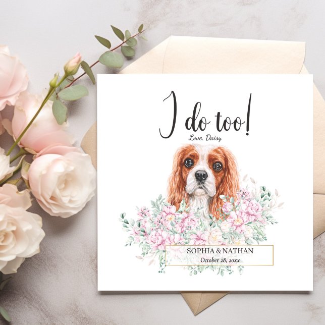 Serviette En Papier Cavalier King Charles Chien Mariage Cocktail Napki (Créateur téléchargé)
