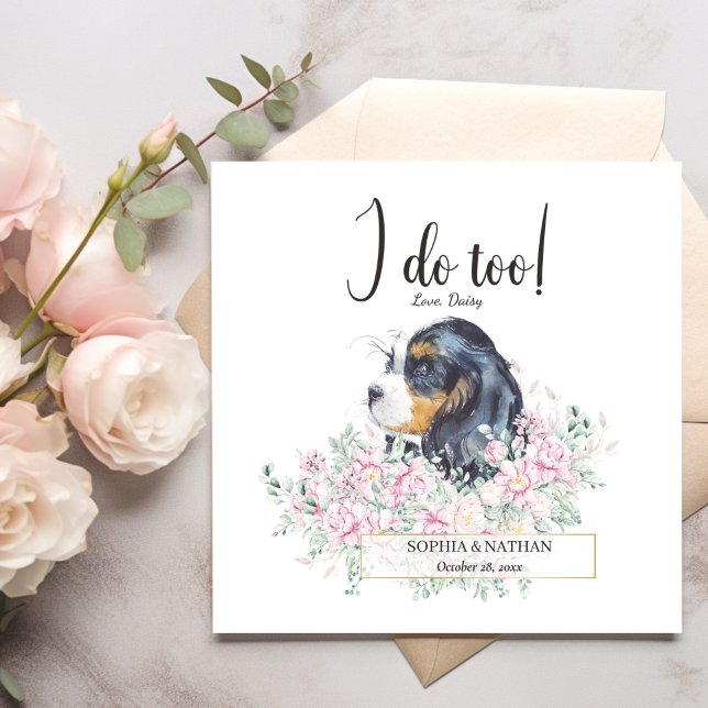 Serviette En Papier Cavalier King Charles Chien Mariage Cocktail Napki (Créateur téléchargé)