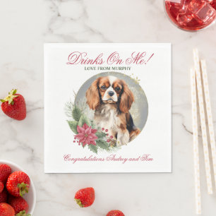 Serviette En Papier Cavalier King Charles Spaniel Mariage Napkins