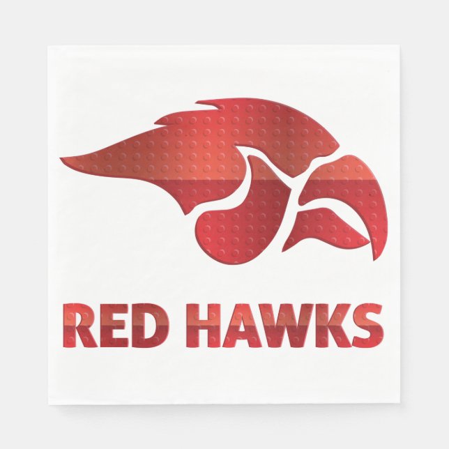 Serviette En Papier Cedar Springs Red Hawks #5 (Devant)