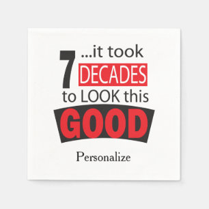 Serviette En Papier Cela a pris 7 décennies pour regarder ceci le