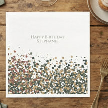 Célébration d'anniversaire minimaliste à l'aquarel