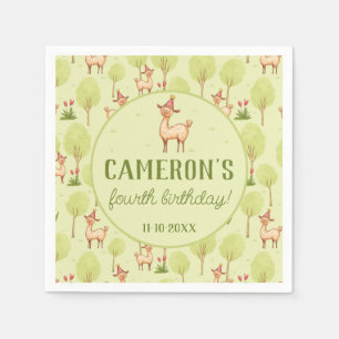 Serviette En Papier Célébration d'anniversaire pour enfants en plein a