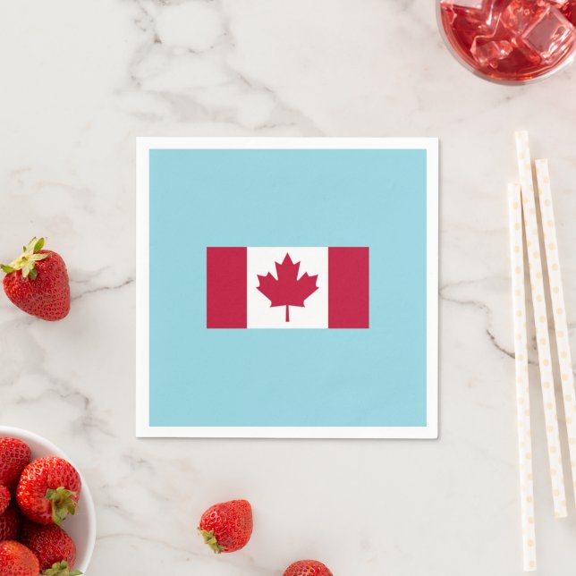 Serviette En Papier Célébration de la Fête du Canada 50 pk (En situation)