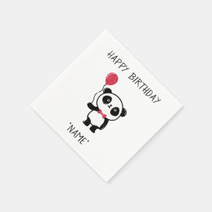 Serviette En Papier Célébration Panda Bear Papier Napkins
