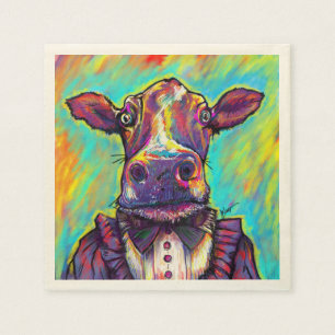 Serviette En Papier Célèbre Cocktail de vache serviettes