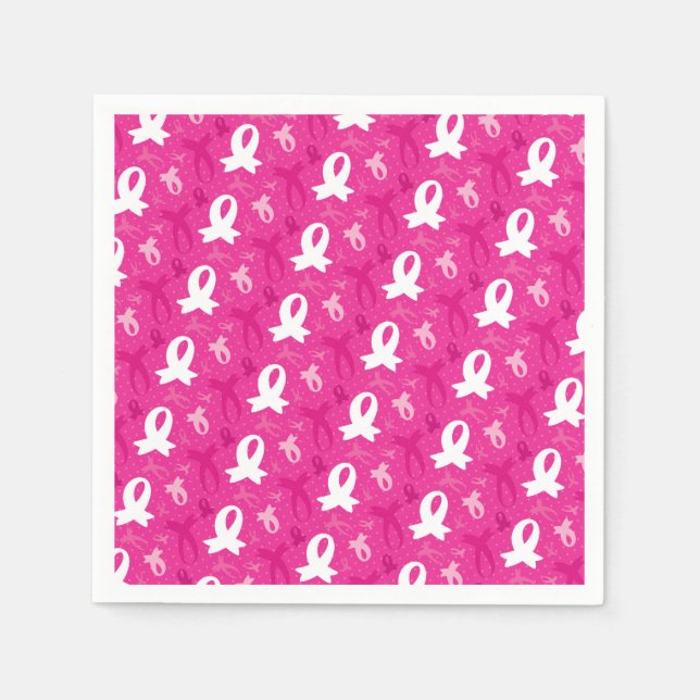 Serviette En Papier Célébrer l'événement rose (Devant)