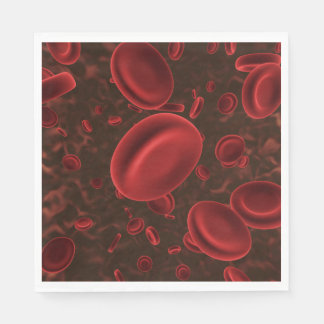 Serviette En Papier Cellules de sang rouges