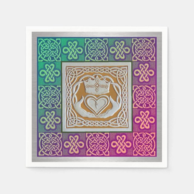 Serviette En Papier Celtic knots (Devant)