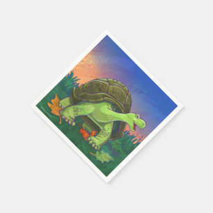 Serviette En Papier Centre de la fête de Tortoise