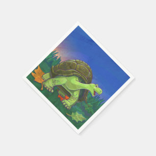 Serviette En Papier Centre de la fête de Tortoise