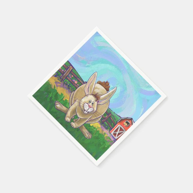 Serviette En Papier Centre de la fête du lapin (Coin)