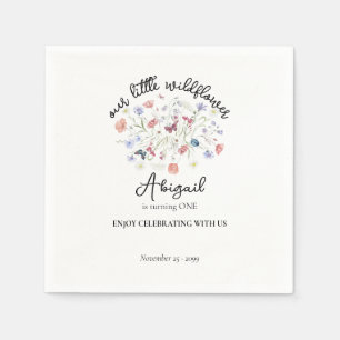 Serviette En Papier Centre de table de fleurs sauvages coloré pour un