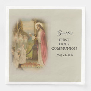 Serviette En Papier Centre serveur catholique de Jésus d'enfant de