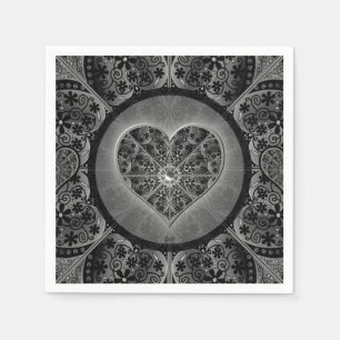 Serviette En Papier Céramique noir