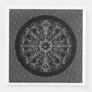 Serviette En Papier Céramique noir