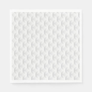 Serviette En Papier Cercle blanc en relief