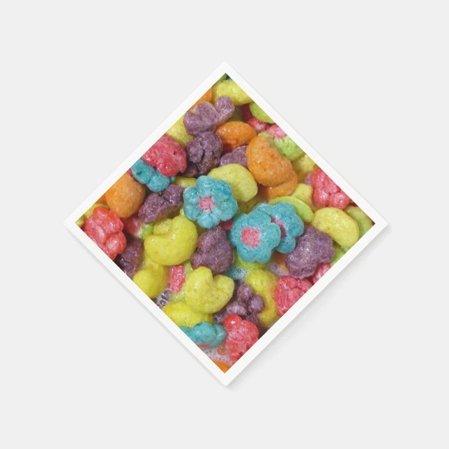 Serviette En Papier Céréales de fruits (Coin)