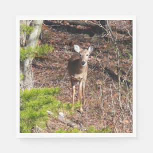 Serviette En Papier Cerfs Adorables dans la Photographie de Nature en