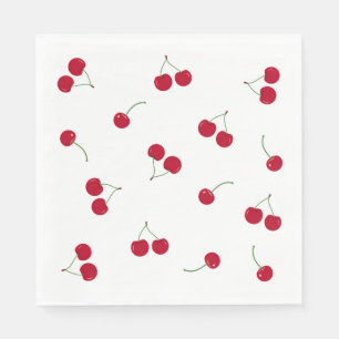Serviette En Papier Cerise