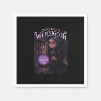 Serviette En Papier Certifié Whimsigoth Sorcière Broom Closet Classic