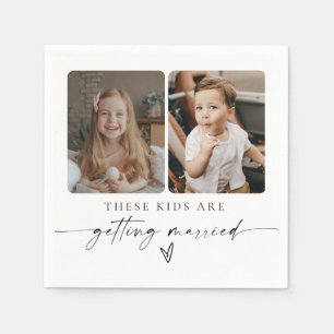 Serviette En Papier Ces Enfants Se Marient Mariage