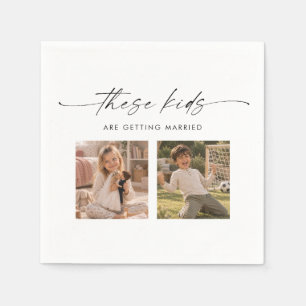 Serviette En Papier Ces Enfants Se Marient Mariage