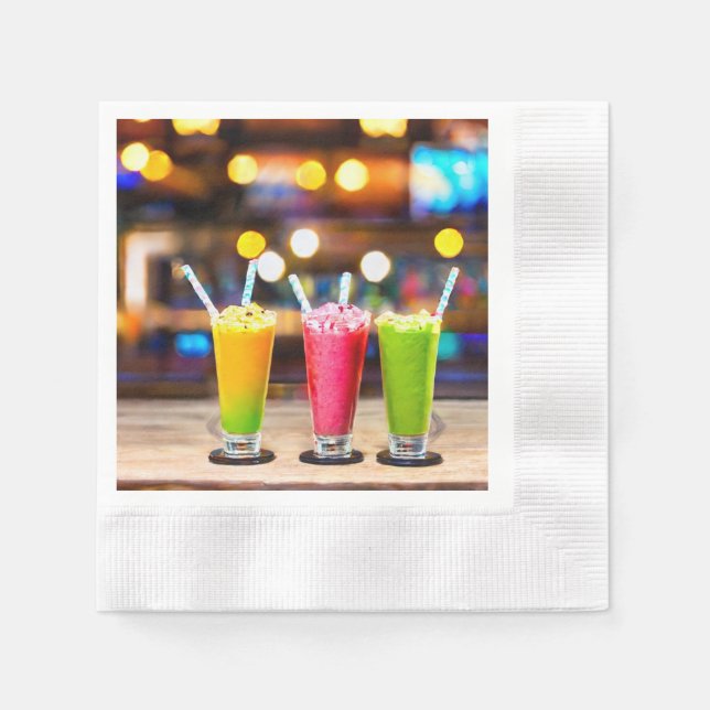 Serviette En Papier C'est 5 O'Clock Somewhere Cocktail Napkins (Devant)