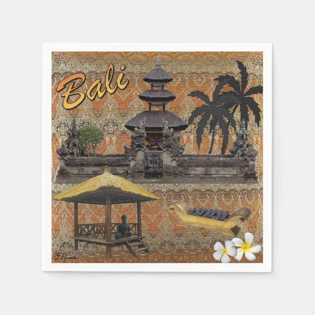 Serviette En Papier C'est Bali (Devant)