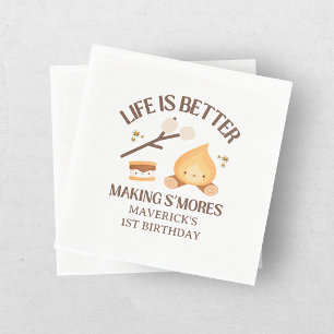 Serviette En Papier C'est encore plus amusant d'être un enfant pour so